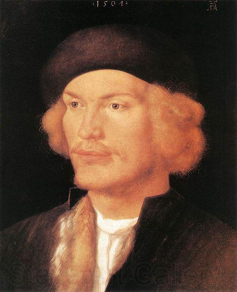 Albrecht Durer Portrait of a Young Man Norge oil painting art